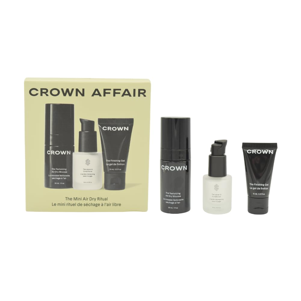 Amazon.com : Crown Affair Mini Air Dry Hair Holiday Gift Set