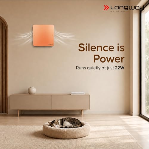 Image of LONGWAY FreshX 6 Inch 150 mm Energy Efficient Exhaust Fan | High Speed Powerful Motor | Noiseless Operation & Easy to Clean | Suitable for Bathroom, Kitchen, Office | 2 Years Warranty (Copper)