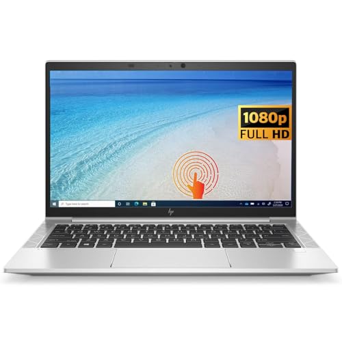 HP Elitebook 830 G8 - Ordenador portátil con pantalla táctil de 13,3 pulgadas FHD (1920 x 1080), Intel Core i7-1185G7, 32 GB RAM, 512 GB SSD, teclado QWERTY, Windows 11 Pro (reacondicionado)
