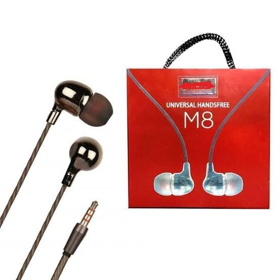 SD KDM M8 Wired in Ear Earphone with Mic (Transparent)