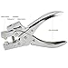 EvZ Tools 2-in-1 Eyelet Hole Punch & Press Plier Metal Home DIY Hand Held Made, with 100pcs Eyelet Grommets