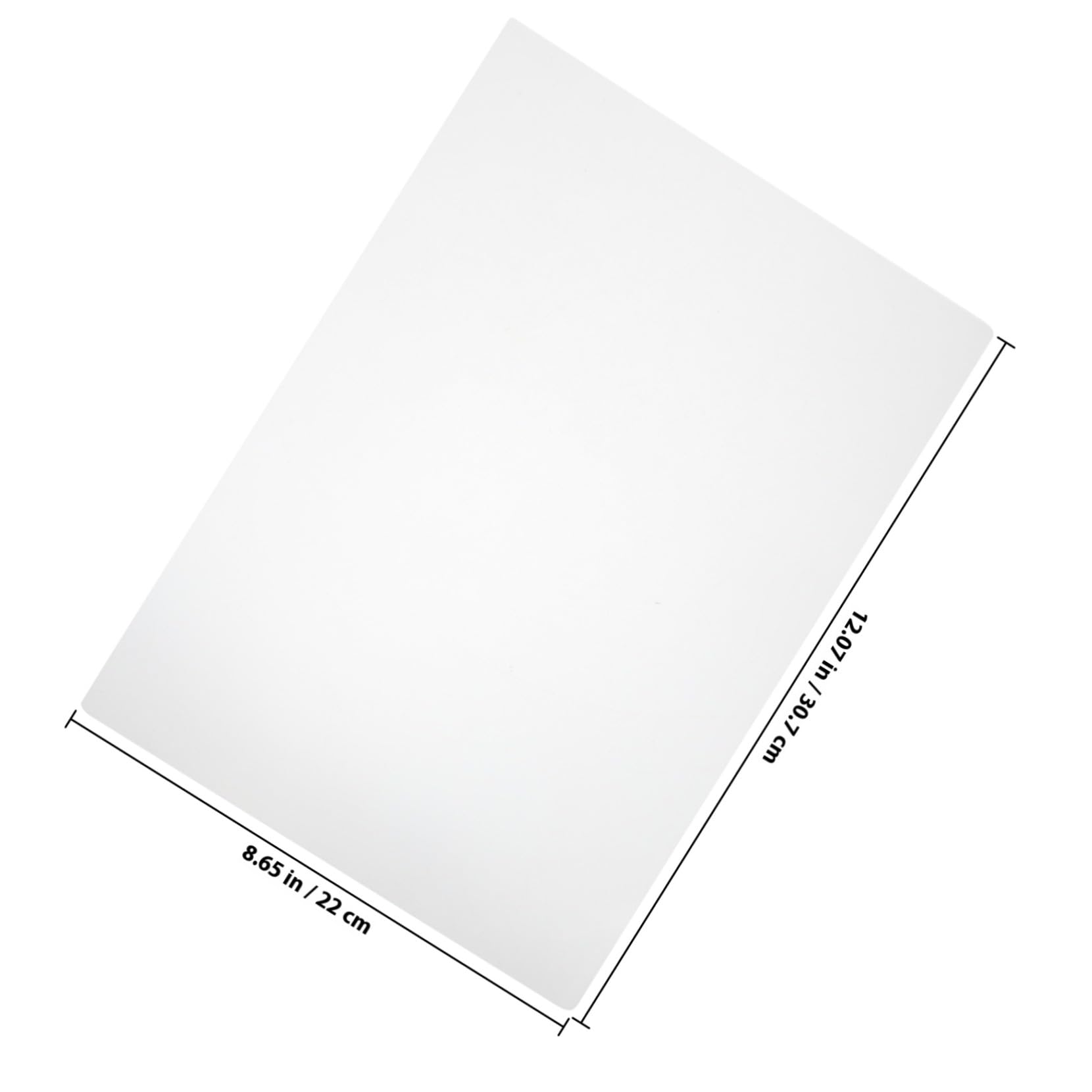 Feuilles de Lamination Thermique Papier de Plastification 60mic 100 Pcs Résistant aux Taches Surface Effaçable pour Photos et Supports Pédagogiques