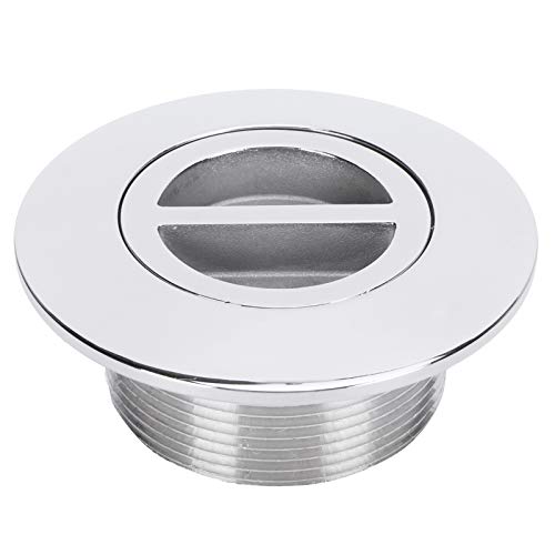 Sumidero Patio con Rosca Macho G2, Tapa Filtro para Desagüe de Piscina, Acero Inoxidable Duradero - Fácil Instalación, Resistente a la Corrosión, Ideal para Terraza y Piscina