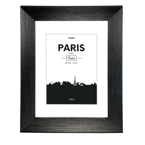 Cadre photo plastique 40x50 noir Hama Paris pour encadrement mural 28x35 cm
