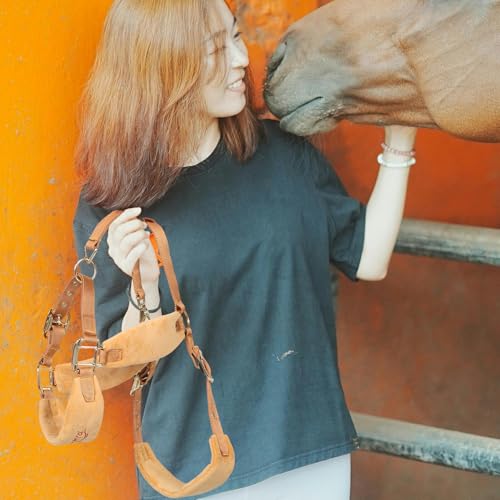 Halter para caballo ajustable y portátil con protección acolchada integral 8