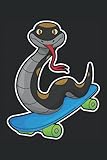 Snake Notebook, 120 pages: Skateboard - Gifts - Snake Notebook - Journal for Women, Men and Kids - Dot grid