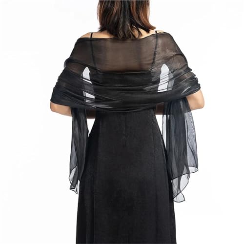 Châles couleur pure drapé fluide pour une couverture élégante