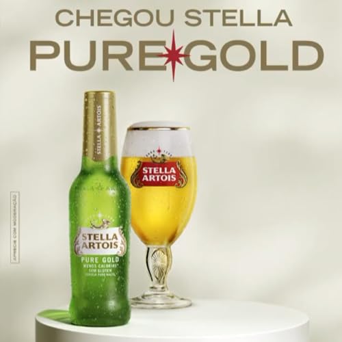 Kit c/ 24un Cerveja STELLA ARTOIS Pure Gold Sem Gluten 330ml