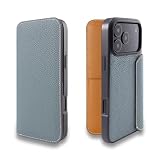 COGURE 互換 iPhone 17 ProMax 手帳型 ケース 本革 磁石なし COGPH ブルーリン