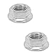 cyclingcolors 2x Variomatik Zündung Muttern M10x125 Kurbelwelle kompatibel mit Peugeot 103 GY6 Piaggio moped roller motorrad
