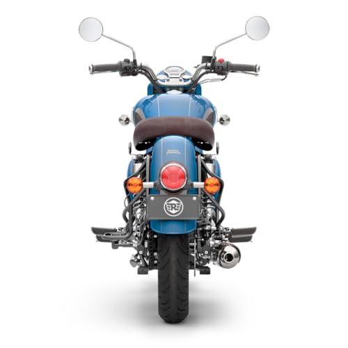 Image of Royal Enfield Classic 350 with Disc & Spoke Wheels Motorcycle (Jodhpur Blue) Booking for Ex-Showroom Price