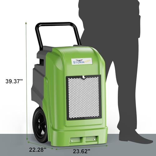 Image of ALORAIR Commercial Dehumidifier with Pump Drain Hose, 190 Pints Smart WiFi Industrial Dehumidifier Large Capacity for Basements, Garages, Mall & Job Sites, 6 Years Limited Warranty
