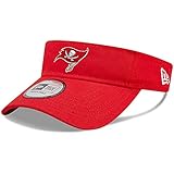 New Era Men's Red Tampa Bay Buccaneers Adjustable Visor
