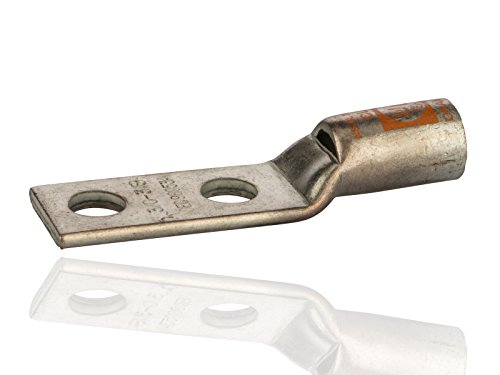 NSI GL30N-38 Series GL-N Compression Peep Hole Lug, 2 Hole, 3/8