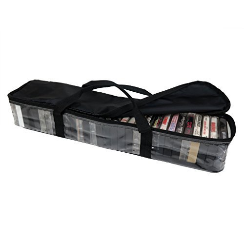 Evelots Carry Cassette Tape Storage Case