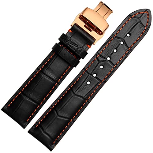 Bracelet de montre en cuir véritable SCRUBY 18mm 20mm 22mm pour montre