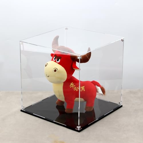 Image of 13 Inch Clear Self Assembly Acrylic Display Case