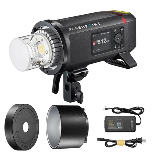 Flashpoint XPLOR 800 Pro TTL All-in-One Outdoor Flash (Godox AD800Pro) – 800Ws Battery Monolight, HSS 1/8000s, Freeze Mode, Bowens Mount, Bi-Color LED Modeling Lamp, Wireless X System