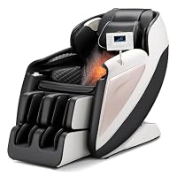 VEVOR Fauteuil de Massage avec Rail SL, Fauteuil Relaxation Massage 3D inclinable, zéro gravité, 18 Modes auto