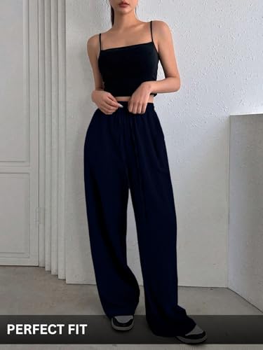 Image of GRECIILOOKS Women Trousers for Women | Women Trousers | Women's High-Waisted Pant | Women Trousers Pants | Korean Trousers for Women