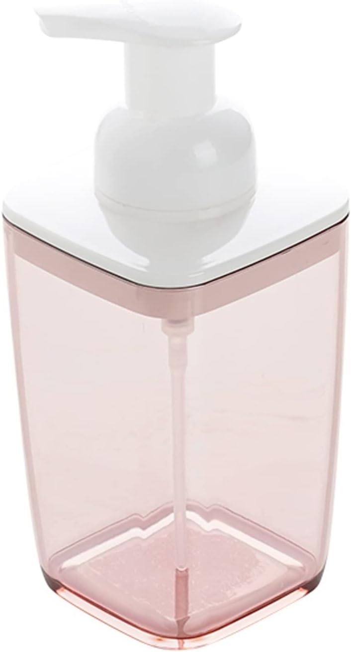 Pump Bottle Dispenser,Lotion Pump Bottles,1pcs Plastic Soap Dispenser Can Be Reused, Bathroom And Kitchen Soap Dispenser,Suitable For All Kinds Of Liquids Liquid Soap Dispenser(Pink)