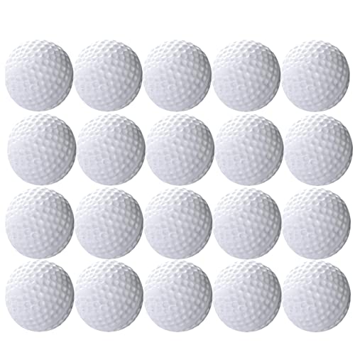Ssccgym 20Packs Golfer Golf Balls Practice White Balls Sport Toys Games Indoor Outdoor for Children Kids Golfer