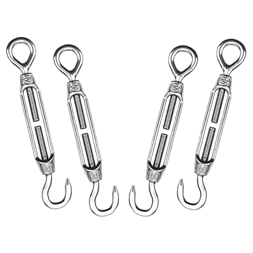 Turnbuckles Hook, Reedny 304 Stainless Steel Turnbuckle...