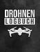 Produktbild Drohnen Logbuch: Flugbuch für Drohnen Piloten zur Dokumentation von Drohnen Flügen | A4 Notizbuch mit vorgefertigten Seiten zum Ausfüllen I 120 Seiten I