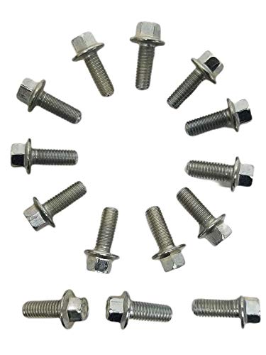 Z Whip Metric 14Pc Differential Cover Bolt Kit M8-1.25X20Mm Flange Bolts Compatible With 1998-Current Chevrolet Gmc Silverado Sierra Tahoe Suburban 10-Bolt 14-Bolt Rear Ends Metric Threads Dodge Ram #TOP3