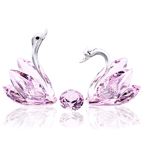 Crystal Swan Figurine
