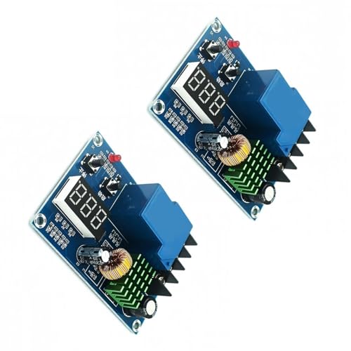 Module de contrôle de charge de batterie avec affichage des tensions - Design intelligent d'économie d'énergie pour systèmes solaires de voiture à distance - Module de charge de batterie