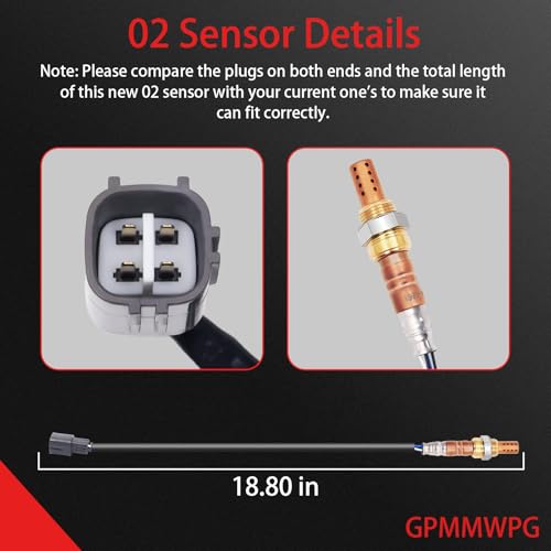 Sensor de oxígeno automotriz compatible para Lexus y Toyota miniatura 3