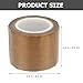 NUOBESTY High Temperature Heat Resistant Electrical Insulation Tape 50mm X 10m Brown Fluoropolymer Multi-Function Thermal DIY Tape for Industrial Heat Transfer and Electrical Applications