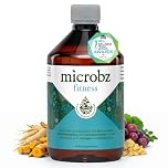 MICROBZ Fitness Liquid Probiotics for Gut Health – Award-Winning Probiotic Supplement with 15 Strains & Fermented Herbs for Gym, Workout, Sport & Athletic Performance – Gluten Free - 31 Servings