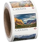 100Pcs Coil Roll Canada Postage Stamps Permanent Domestic Rate Natural Cultural Attractions Stamps (P) 2024