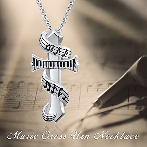 PELOVNY Urn Necklaces for Ashes of Loved Ones 925 Sterling Silver Heart Locket Urn Necklace Cremation Keepsake Memorial Jewelry Gifts for Women Men2