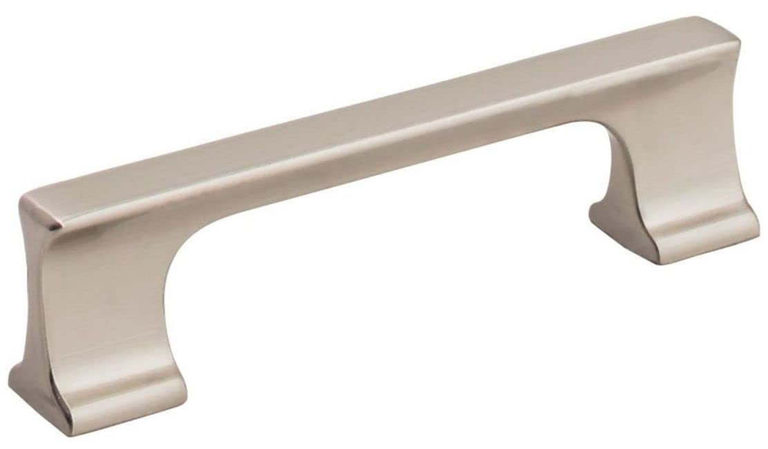 Jeffrey Alexander B812-96SN Pull Cabinet Backplate – 3.78" Center-to-Center, Satin Nickel Finish