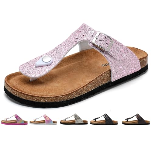 Torotto Zehentrenner Kinder Flip Flops Mit Kork Pantoletten...