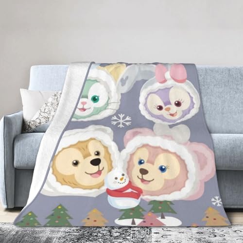 ダッフィー&シェリーメイ  大判　ブランケット　新品 ダッフィー&シェリーメイ 大判 ブランケット 新品 ディズニー