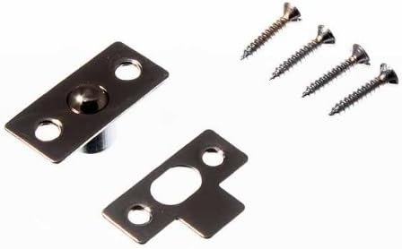 One Stop DIY 24 x BALES CUPBOARD/DOOR BALL CATCH LATCHES NICKEL PLATED 13MM 1/2" NEW