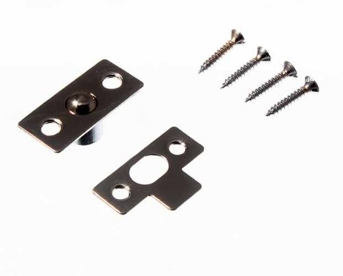 Bales Kugelschnäpper für Schranktüren, vernickelt, 13 mm, 100 Stück
