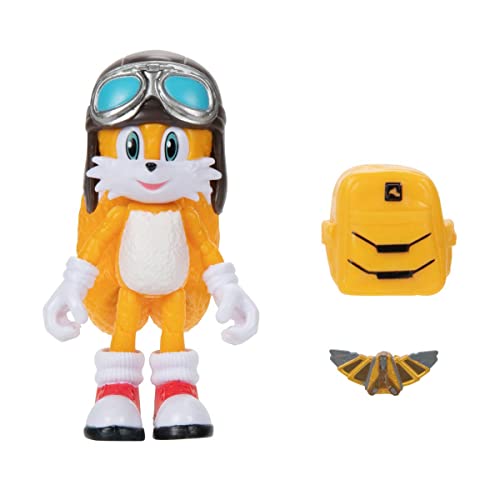 Image of Sonic The Hedgehog 2 The Movie 4'' Articulated Action Figure Collection (Tails (Flying))