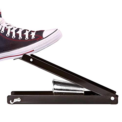 motifa 16oz Metal Can Crusher Smasher - Pedal Style Aluminium Can Crusher - Heavy-Duty Can Compactor Recycling Tool for Seltzer, Soda, Beer Cans