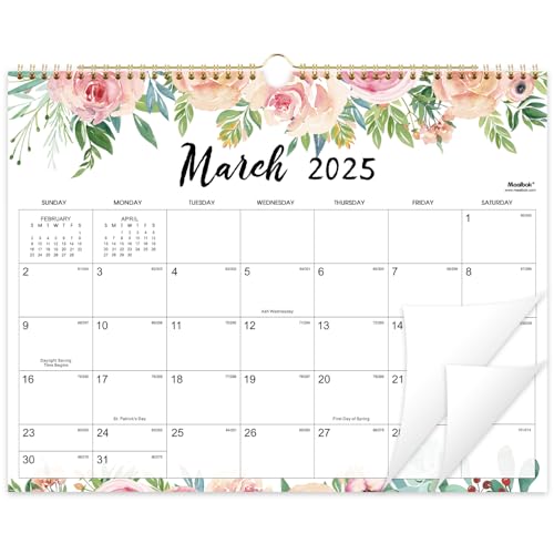 2025-2026 Calendar - March 2025 - August 2026, Wall Calendar 2025-2026, 14.6'' x 11.4'', Twin-Wire Binding, 18 Months Calendar 2025-2026