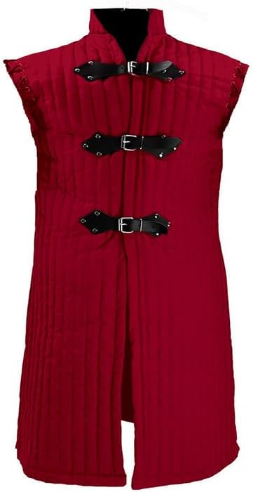Gambeson Vest Coat Thick Padded SCA LARP Jacket Quilted Cotton Costume Dress