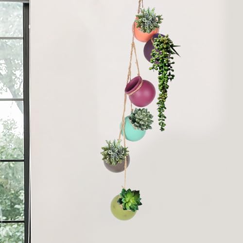Pots de fleurs suspendus gain de place pour optimiser les petits intérieurs