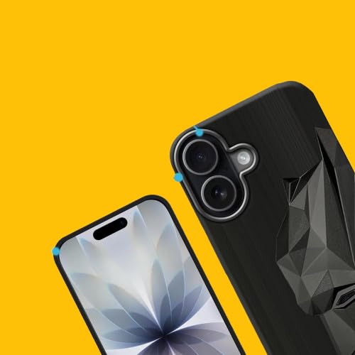 CASEKOO Back Cover for iPhone 17 Soft Silicone Shock Proof Black