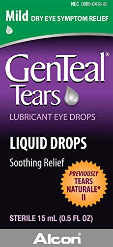 GenTeal Tears Lubricant Eye Drops, Mild Liquid Drops, 15-mL