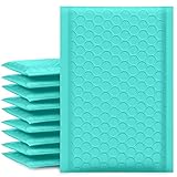 UCGOU Bubble Mailers 4x8 Inch Teal 50 Pack Poly Padded Envelopes Small Business Mailing Packages...