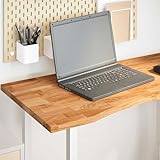 Photo Gallery ujchvhn item-desk top rettangolare 100 x 60 x 2,5 cm, in legno massello di rovere, accessori per la tavola, colore marrone chiaro Photo Gallery ujchvhn item-desk top rettangolare 100 x 60 x 2,5 cm, in legno massello di rovere, accessori per la tavola, colore marrone chiaro